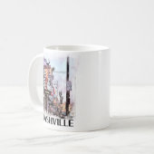 Nashville Downtown on Broadway Kaffeetasse (Vorderseite Links)