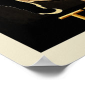 Nashville Downtown on Broadway Poster (Ecke)