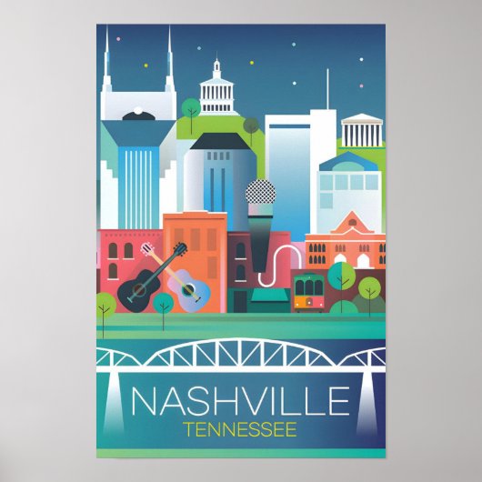 Nashville-Druck Poster (Vorne)