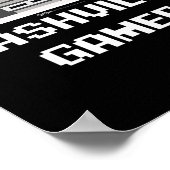 Nashville Gamer 8-Bit-Stadt Poster (Ecke)
