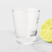 Nashville Gastgeschenk Hochzeit Cheers Shot Glass Schnapsglas (Links)