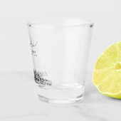 Nashville Gastgeschenk Hochzeit Cheers Shot Glass Schnapsglas (Rechts)