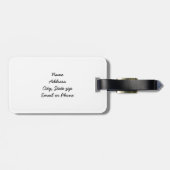 Nashville-Gitarren-Gepäckanhänger Gepäckanhänger (Rückseite horizontal)