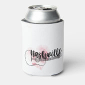 Nashville Guitar Aquarellherz Design Dosenkühler (Kanne Rückseite)