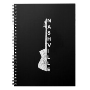 Nashville Guitar Country Music Lovers Geschenke Notizblock