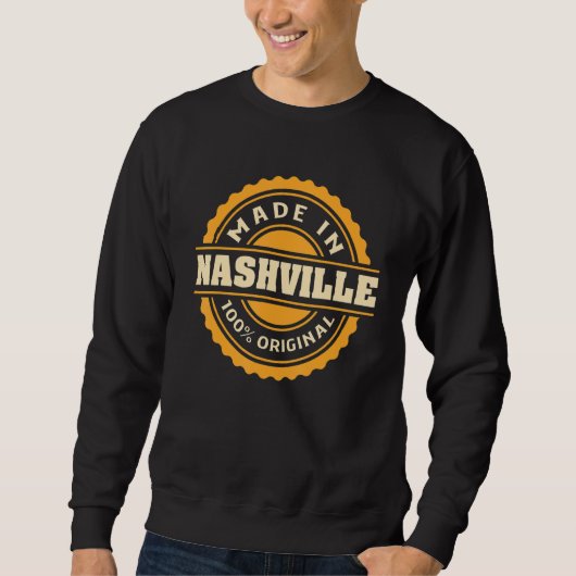 Nashville Heimatstadt Sweatshirt (Vorderseite)
