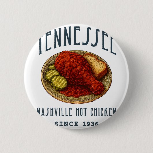 Nashville Hot Chicken Button (Vorderseite)