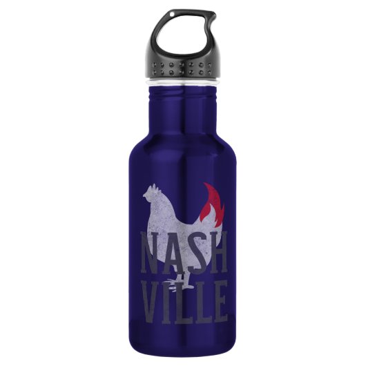 Nashville Hot Chicken Edelstahlflasche (Vorderseite)