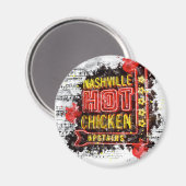 Nashville Hot Chicken Magnet (Vorderseite/Rückseite)