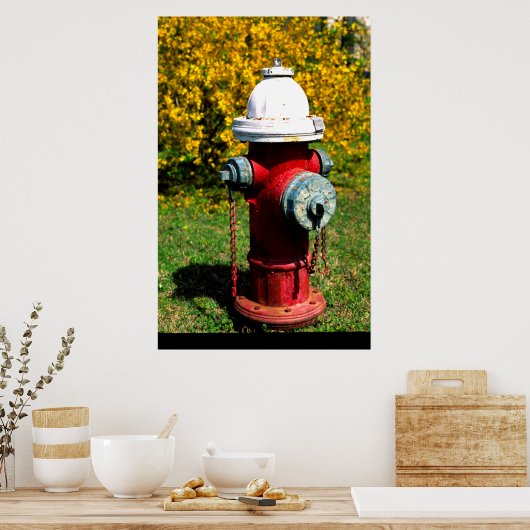 Nashville-Hydranten Poster (Küche)