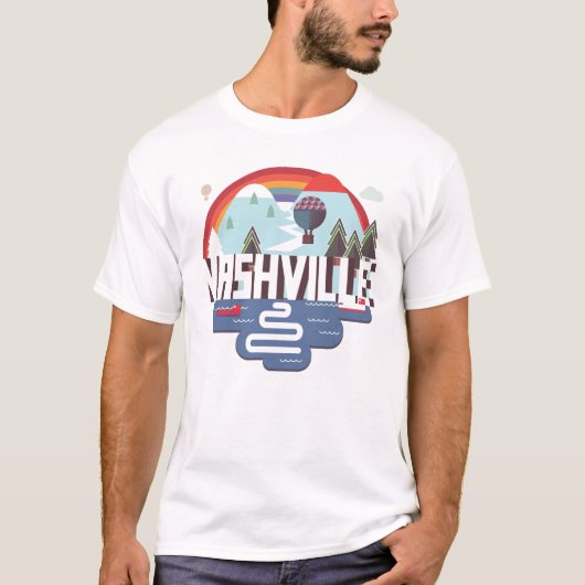 Nashville im Entwurf T-Shirt (Vorderseite)