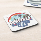 Nashville im Entwurf Untersetzer (Linke Seite)