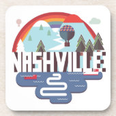 Nashville im Entwurf Untersetzer (Vorderseite)