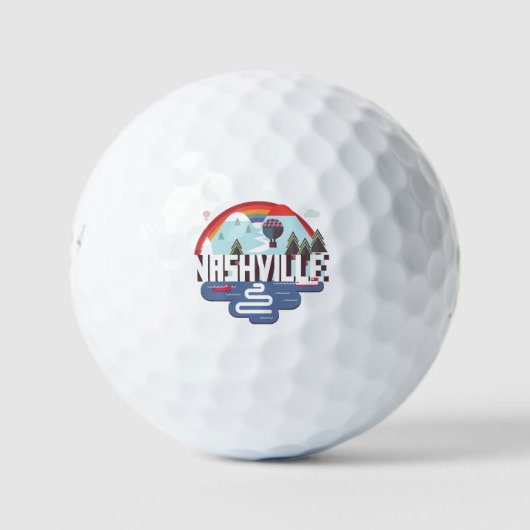 Nashville in Design Golfball (Vorderseite)