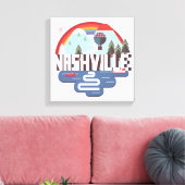 Nashville in Design Leinwanddruck (Insitu (Wohnzimmer))
