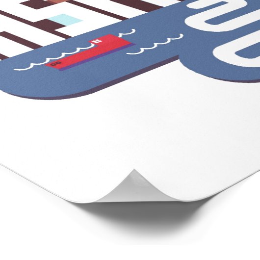 Nashville in Design Poster (Ecke)