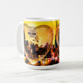 Nashville ist eine Musikstadt Kaffeetasse (Vorderseite Links)