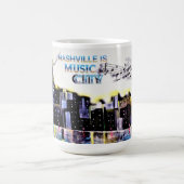 Nashville ist Music City Coffee Tasse (Mittel)