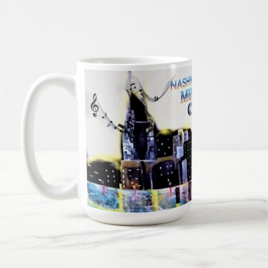 Nashville ist Music City Coffee Tasse (Links)