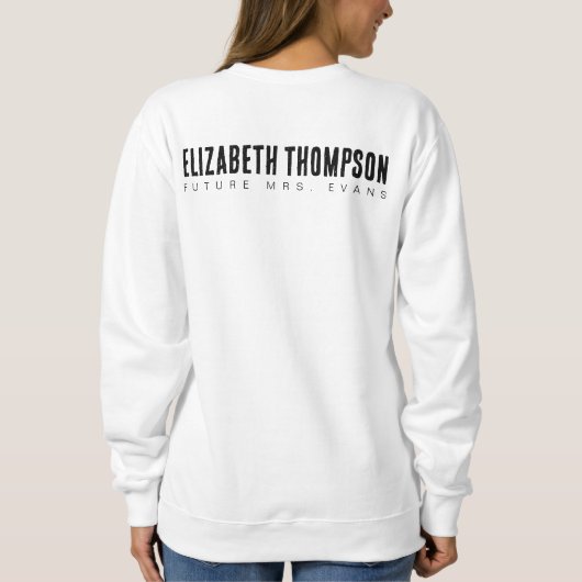 Nashville Junggeselinnen-Abschied Custom Bridesmai Sweatshirt (Rückseite)