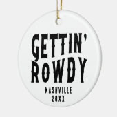 Nashville Junggeselinnen-Abschied Custom Getting R Keramik Ornament (Links)