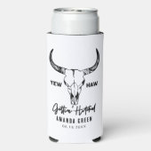 Nashville Junggeselinnen-Abschied Gettin Hittin Cu Selters Dosenkühler (Seltzer Rückseite)