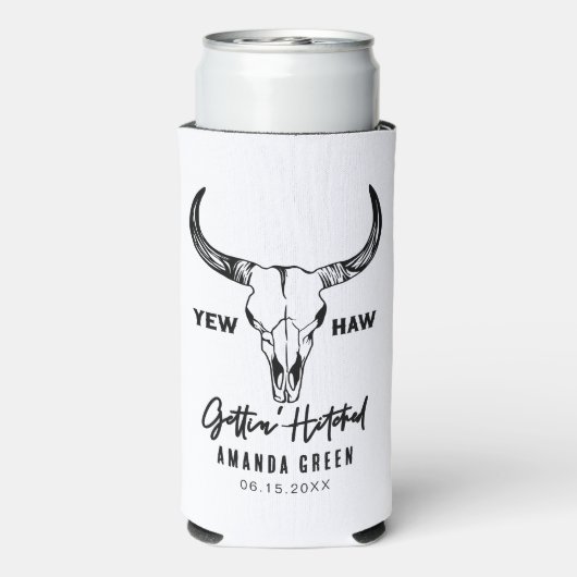 Nashville Junggeselinnen-Abschied Gettin Hittin Cu Selters Dosenkühler (Seltzer Rückseite)