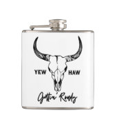 Nashville Junggeselinnen-Abschied Gettin Rowdy Cus Flachmann (Vorderseite)