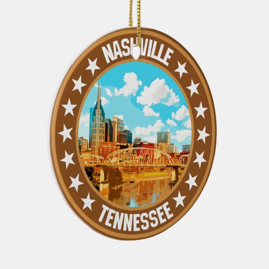 Nashville Keramik Ornament (Rechts)