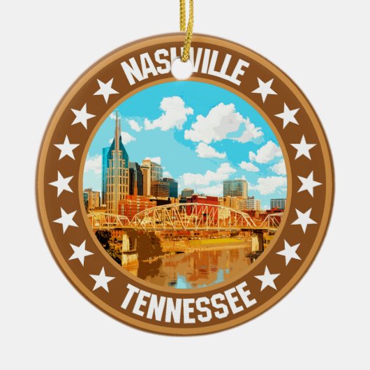 Nashville Keramik Ornament (Vorne)