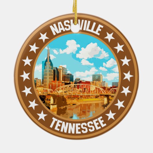 Nashville Keramik Ornament (Hinten)