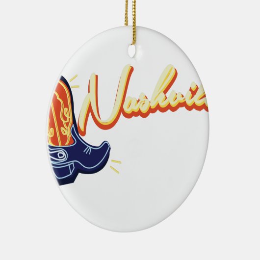 Nashville Keramik Ornament (Rechts)