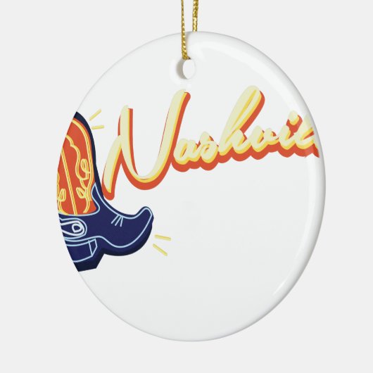 Nashville Keramik Ornament (Links)