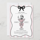 Nashville Last Rodeo Bachelorette Einladung (Vorderseite)