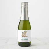 Nashville Last Rodeo Boots Junggeselinnen-Abschied Schaumweinetikett (Vorderseite)