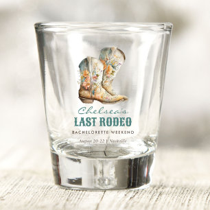 Nashville Last Rodeo Boots Junggeselinnen-Abschied Schnapsglas