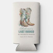 Nashville Last Rodeo Boots Junggeselinnen-Abschied Selters Dosenkühler (Rückseite)