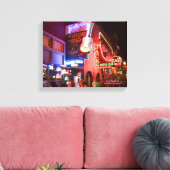 Nashville Lower Broadway Wrapped Canvas Prints Leinwanddruck (Insitu (Wohnzimmer))