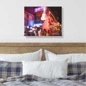Nashville Lower Broadway Wrapped Canvas Prints Leinwanddruck (Insitu (Schlafzimmer))