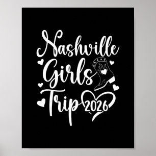 Nashville Mädchen Reise 2026 Mädchen Urlaub Nashvi Poster