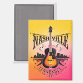 Nashville Magnet (Vorderseite/Rückseite)