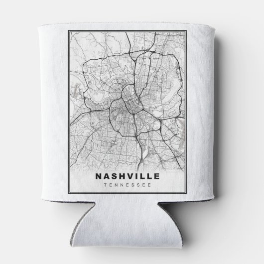 Nashville Map Dosenkühler (Rückseite)