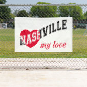 Nashville meine Liebe Banner (Insitu)