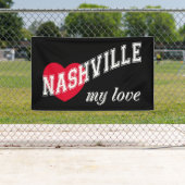 Nashville meine Liebe Banner (Insitu)