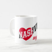 Nashville meine Liebe Kaffeetasse (Vorderseite Links)