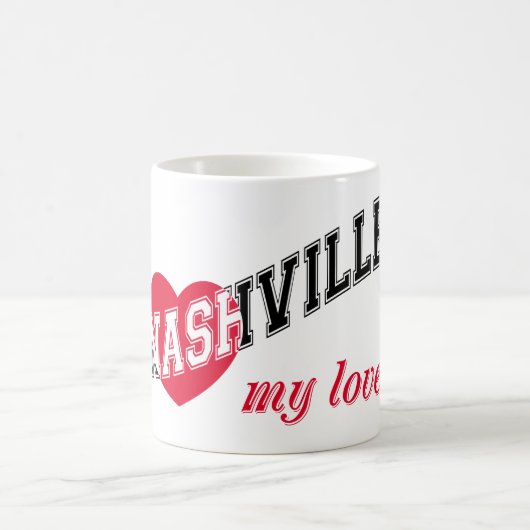 Nashville meine Liebe Kaffeetasse (Mittel)
