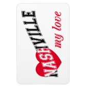 Nashville meine Liebe Magnet (Vertikal)