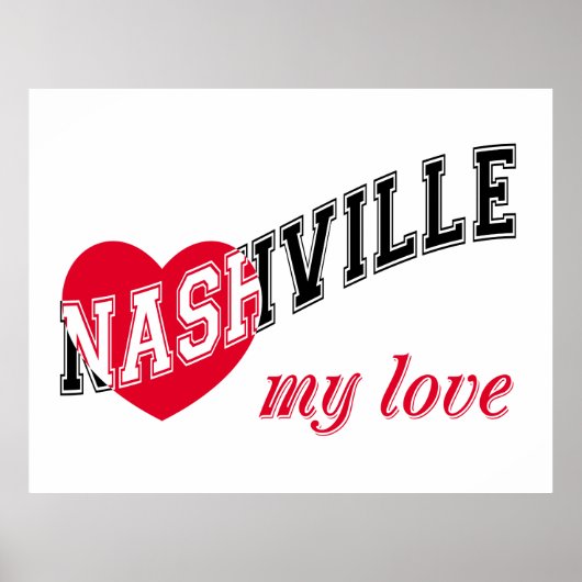 Nashville meine Liebe Poster (Vorne)