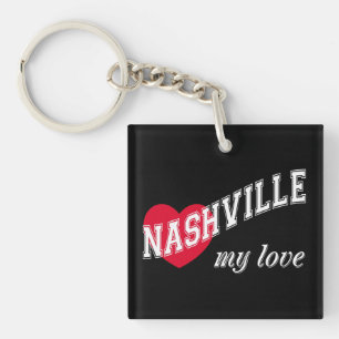 Nashville meine Liebe Schlüsselanhänger
