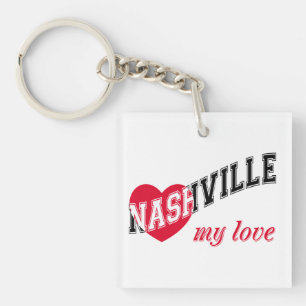 Nashville meine Liebe Schlüsselanhänger